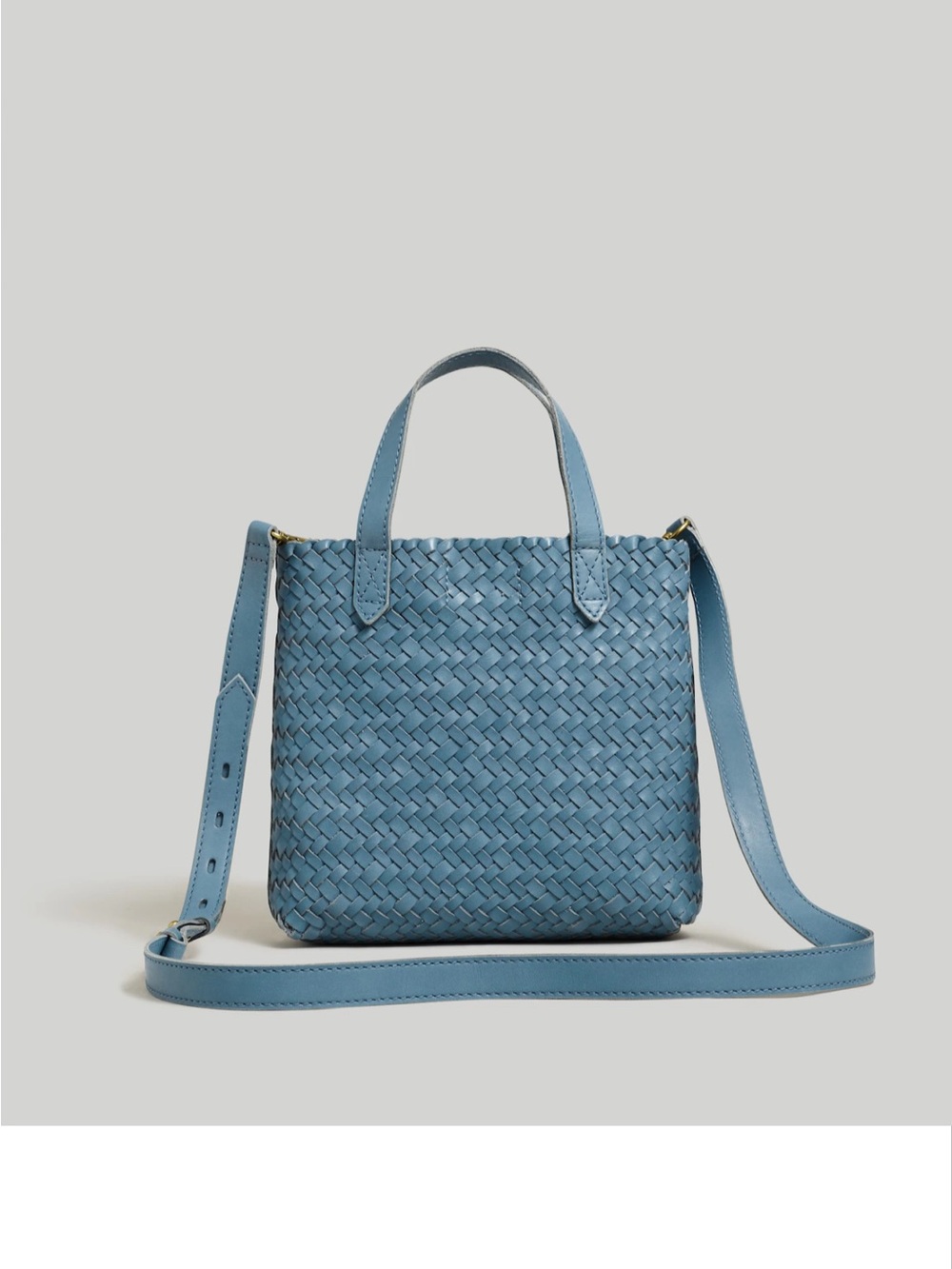 Madewell woven leather The small transport crossbody
